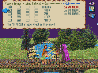 War In Middle Earth screenshot 2 for Amiga